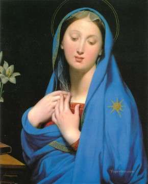  Auguste Lienzo - Virgen de la Adopción Neoclásica Jean Auguste Dominique Ingres